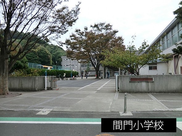 小学校 417m 間門小学校