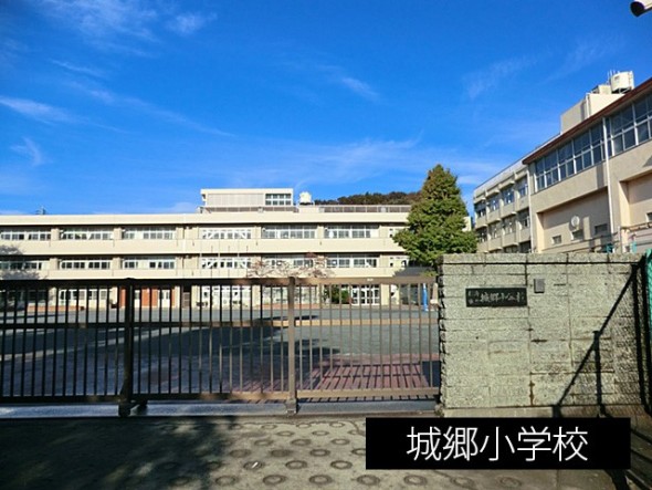 小学校 550m 城郷小学校