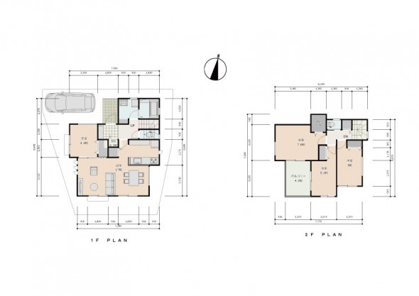 建物価格：1800万円　建物面積：94.75平米　間取り：４LDK