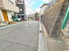 前面道路写真。