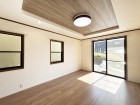 LDK13.6帖。のびのびとくつろげるリビングは、家族のコミュニケーションの場として、みんなが集まる一番の場所に。