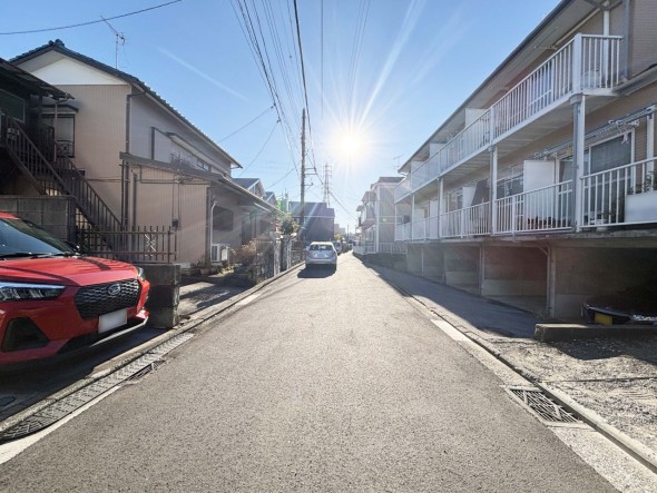 見通しも良く、お子様の登下校時も安心。