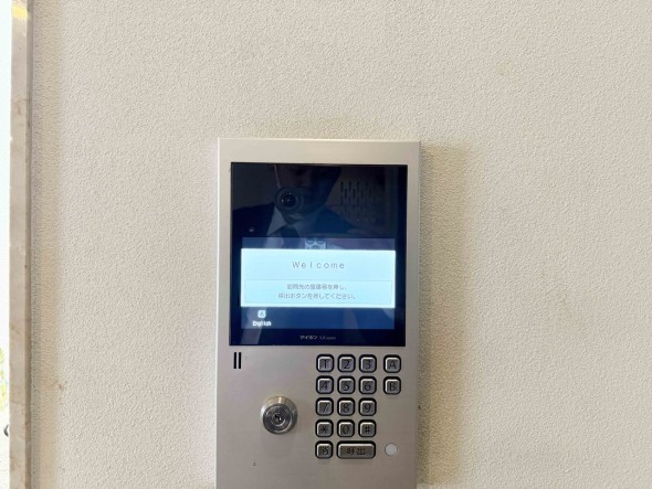 オートロック付き、セキュリティー面も安心