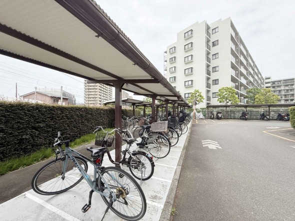 敷地内自転車置き場