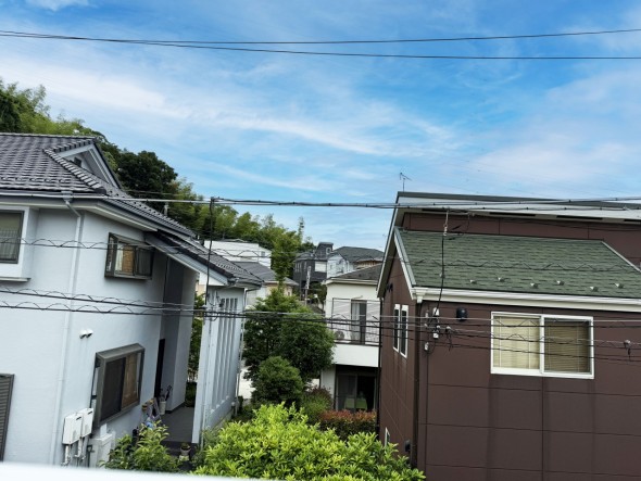 バルコニーからの眺望です。