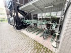 きちんと整理された駐輪場です。