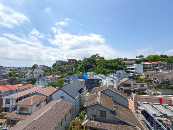 圧迫感がなく、開放的な眺望です。