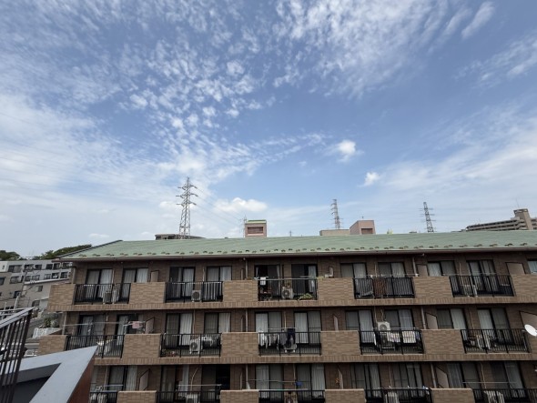 圧迫感がなく、開放的な眺望です！