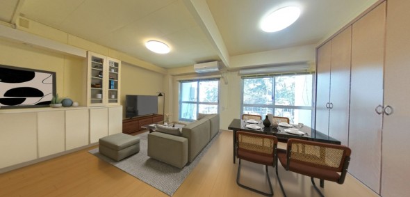 家族と過ごす時間を大切にしたい方にぴったりの明るくゆとりある住空間です。
