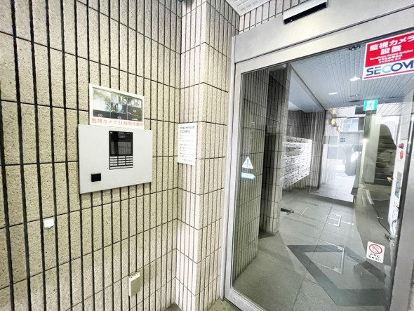 オートロック付き、セキュリティー面も安心