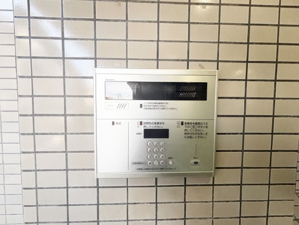 オートロック付き、セキュリティー面も安心