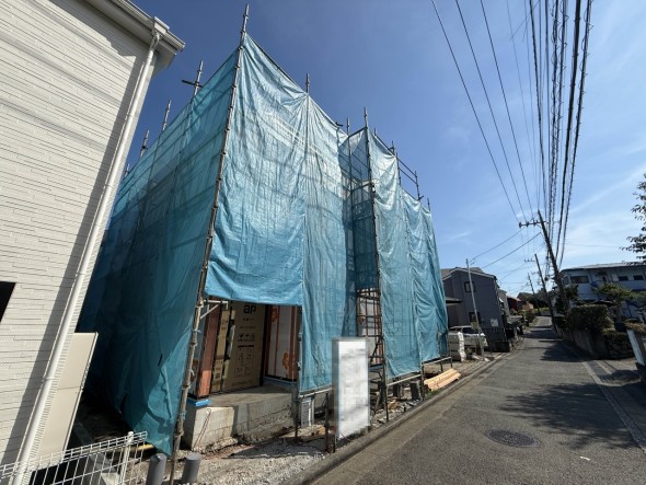 建築中外観写真