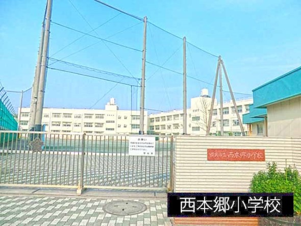 小学校 170m 西本郷小学校