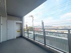 広々としたバルコニー。