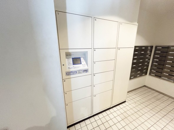 不在時に便利な宅配ボックス。