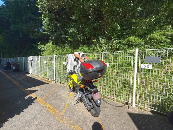 バイク置き場