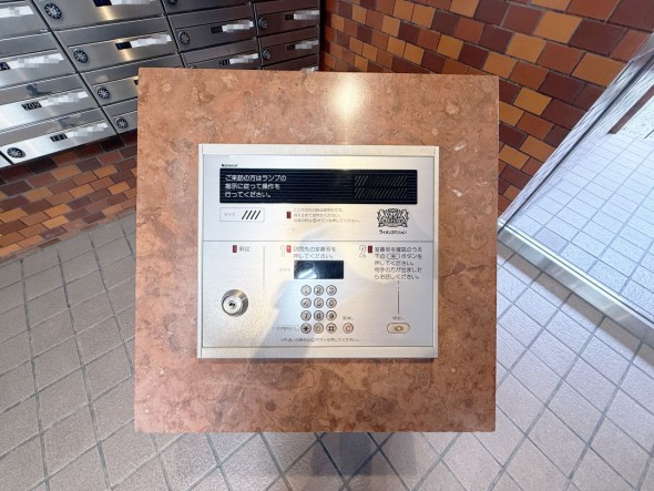 オートロック付き、セキュリティー面も安心