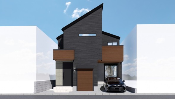 CGを用いた外観イメージ画像です。  ※自動車は付属しません。