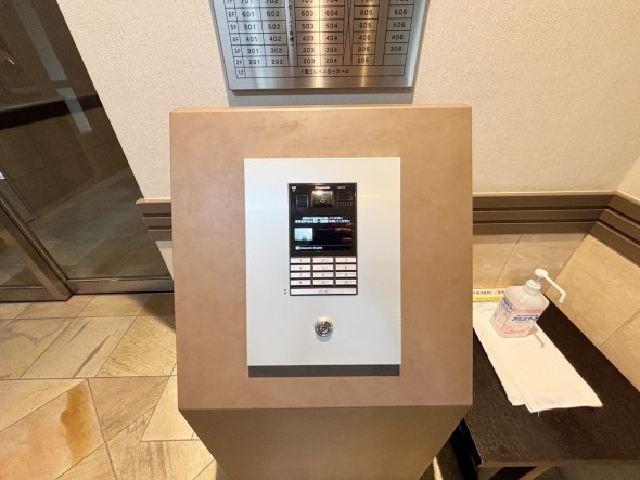 オートロック付き、セキュリティー面も安心