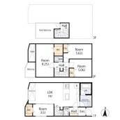 建物参考プラン 建物価格;1400万円(税込) 延べ床面積:96.76m2 間取り:3LDK+ルーフバルコニー