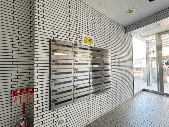 住戸専用の郵便受け。