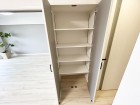 収納スペースで住空間もスッキリ広々。