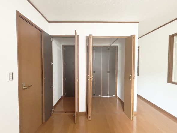 収納スペースで住空間もスッキリ広々！
