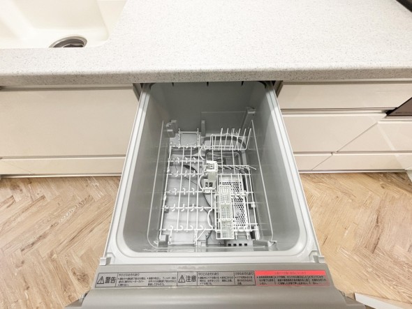 食洗機付き。家事の手助けとして。