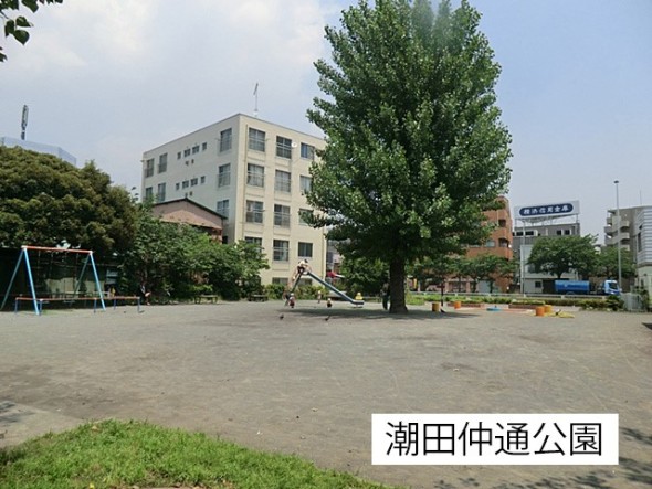 公園 300m 潮田仲通公園
