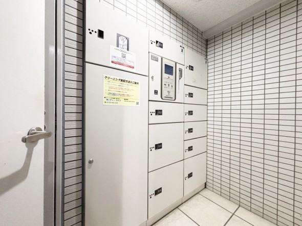 不在時に便利な宅配ボックス。