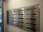 住戸専用の郵便受け。
