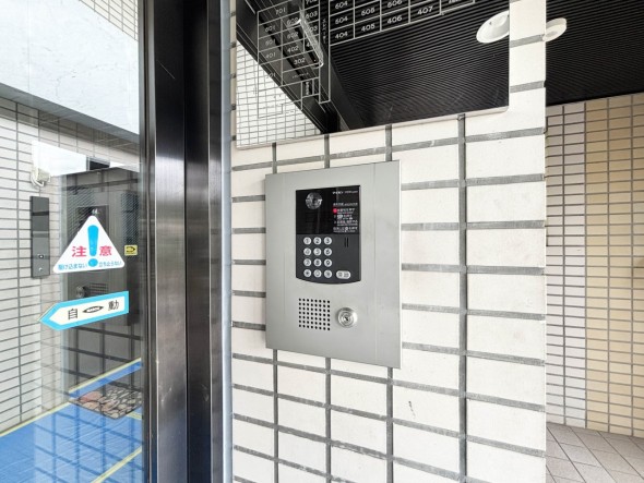 オートロック付き、セキュリティー面も安心