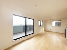 開放的で広いリビング。家族のコミュニケーションの場として、みんなが集まる一番の場所に。