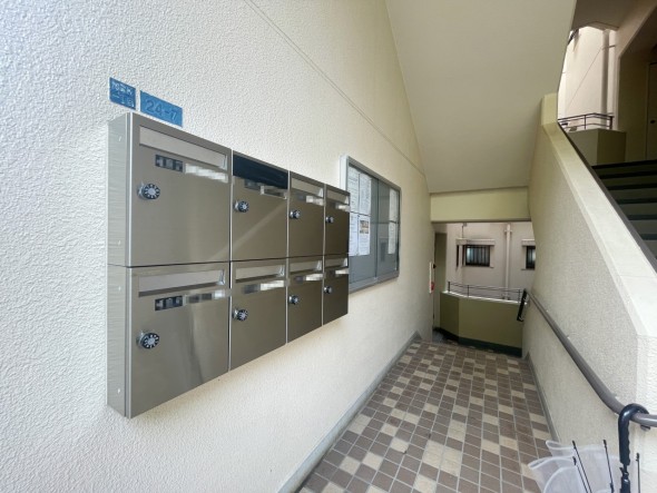 住戸専用の郵便受け。