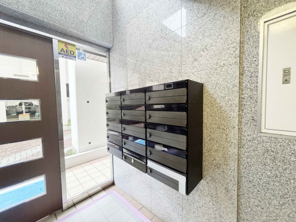 住戸専用の郵便受け。