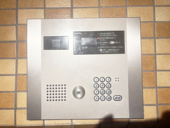 オートロック付き、セキュリティー面も安心