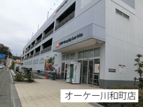 スーパー 700m オーケー川和町店