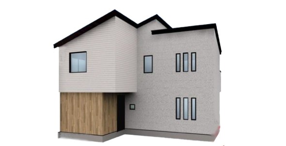 本パースは、イメージ図につき、風景、建物、植栽などについては施工後の現物との差異が生じます。 車、インテリア等は別途となります