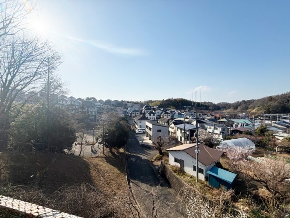 圧迫感がなく、開放的な眺望です。