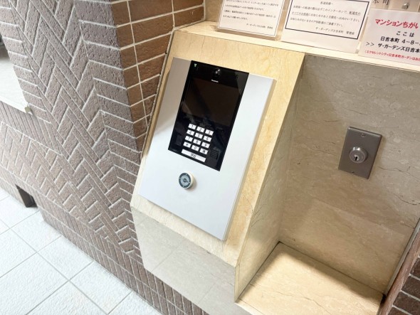 オートロック付き、セキュリティー面も安心