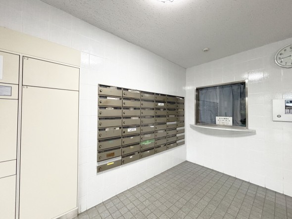 住戸専用の郵便受け。