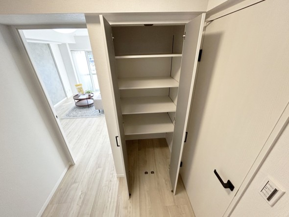 収納スペースで住空間もスッキリ広々！