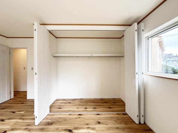 収納スペースで住空間もスッキリ広々。