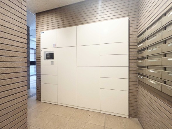 不在時に便利な宅配ボックス。