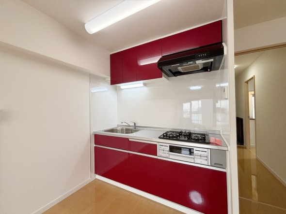 使い勝手の良い設備のキッチンで効率よくお料理もできます。