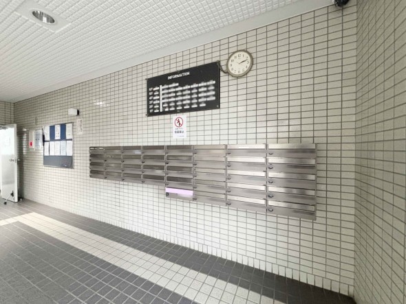 住戸専用の郵便受け。