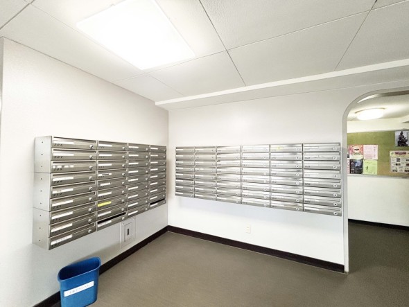 住戸専用の郵便受け。