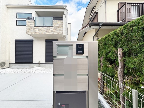 ポスト・モニター付きインターホン