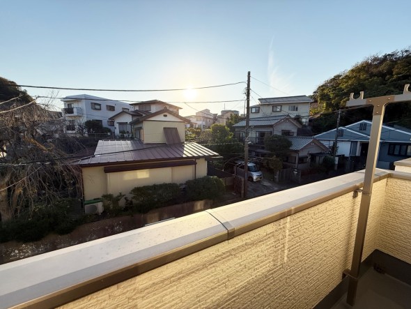 圧迫感がなく、開放的な眺望です。