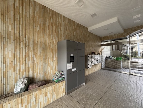 不在時に便利な宅配ボックス。